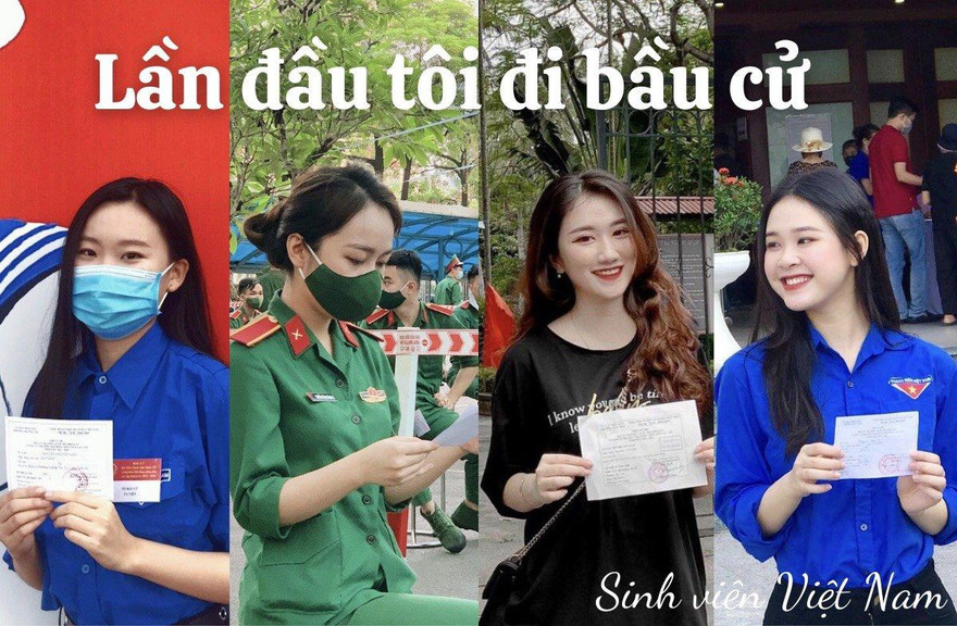 Sinh viên háo hức với vai trò cử tri: Lần đầu tôi đi bầu!