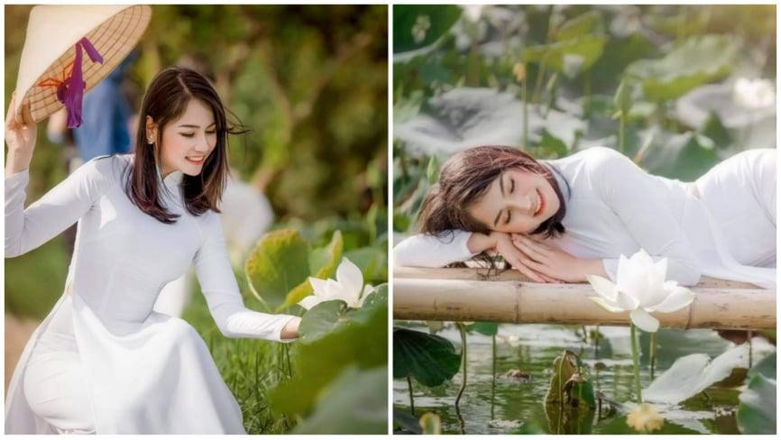 Khó rời mắt trước "đóa sen" trắng ngần