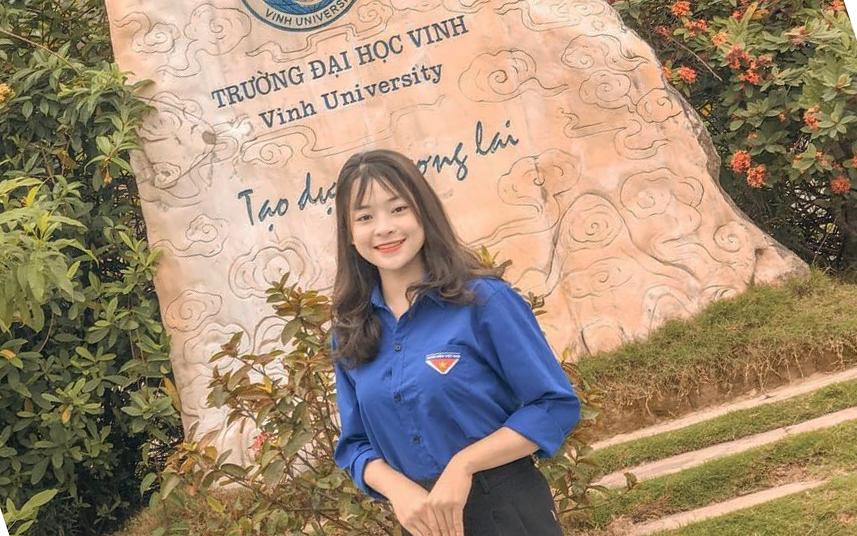 Nữ sinh Đại học Vinh đam mê tình nguyện có nhiều thành tích trong học tập