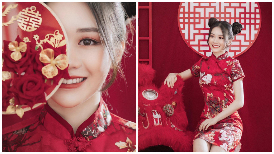 Mê mẩn với sắc đỏ trong bộ ảnh Trung Thu của 'ngọc nữ' Hà Tĩnh – Anh Thư
