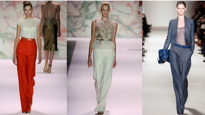 “Mốt” quần ống rộng trở lại