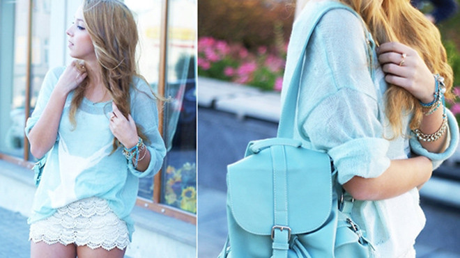 Xua tan nắng hè với màu xanh bạc hà