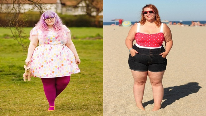 Hai cô nàng “béo phì vẫn xinh“