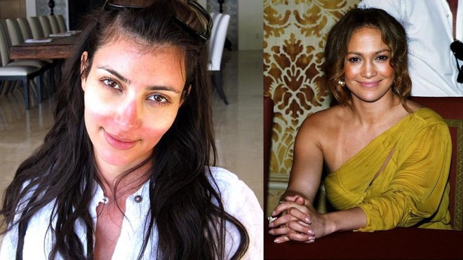 Sao lộ làn da cháy nắng loang lổ