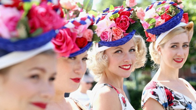 Những chiếc mũ độc đáo tại lễ hội đua ngựa Royal Ascot