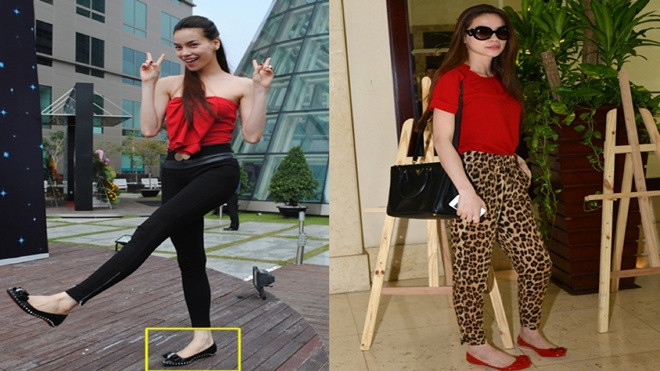 Hồ Ngọc Hà “nghiện” giầy bệt