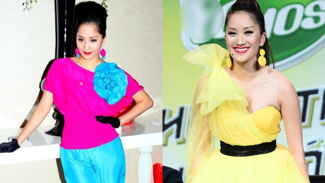 Khánh Thi và phong cách thời trang “diêm dúa“