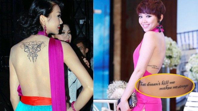 Những hình xăm ấn tượng của sao