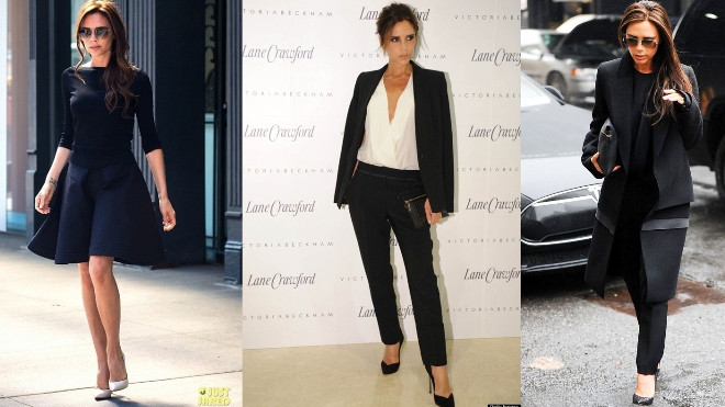 Diện màu đen đẹp như Victoria Beckham