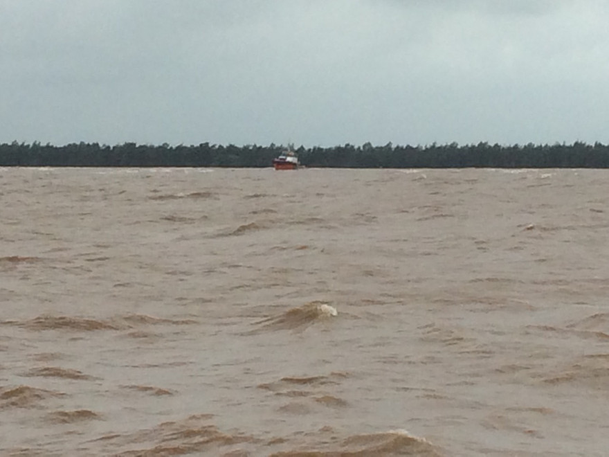 Hiện trường tìm kiếm ngư dân tàu KG 94896