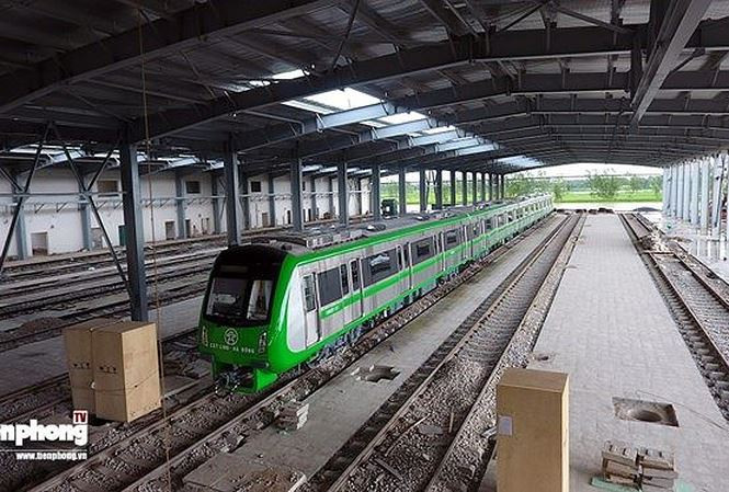 Khu vực Depot của dự án Cát Linh - Hà Đông.