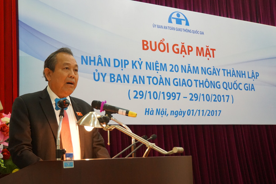 Phó Thủ tướng Trương Hoà Bình đánh giá: hoạt động đảm bảo ATGT vất vả nặng nhọc nhưng cao quý​