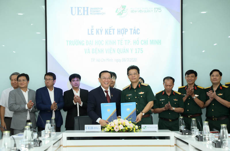 Trường ĐH Kinh tế TP. HCM và Bệnh viện Quân y 175 ký kết hợp tác toàn diện