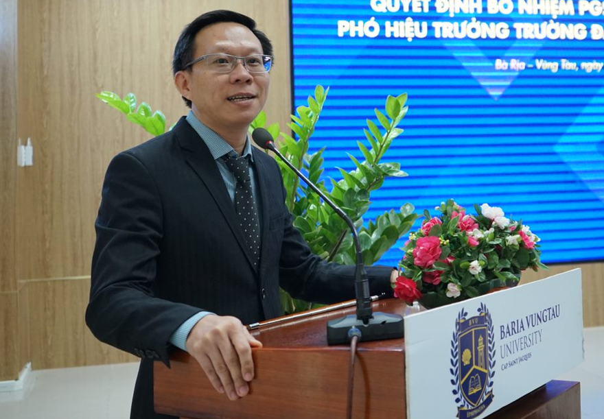 Trường ĐH Bà Rịa - Vũng Tàu có Phó Hiệu trưởng mới