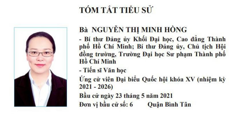 Chủ tịch Hội đồng trường ĐH Sư phạm TP. HCM ứng cử đại biểu Quốc hội khóa XV