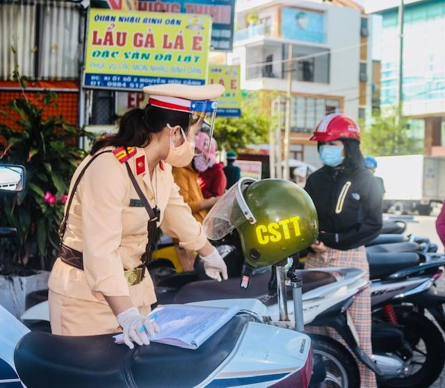 Từ 0h ngày 3/9, Vũng Tàu sử dụng giấy đi đường điện tử. Ảnh: Báo Bà Rịa-Vũng Tàu.