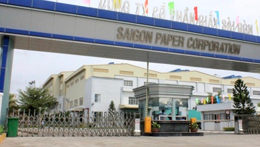 Nhà máy giấy Sài Gòn ở phường Mỹ Xuân, thị xã Phú Mỹ.