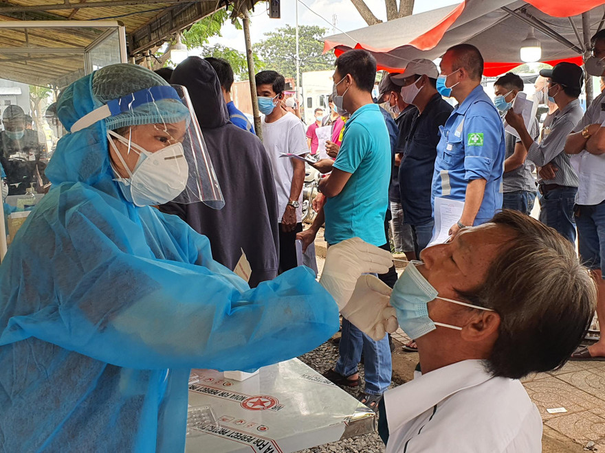  Vũng Tàu giãn cách xã hội theo Chỉ thị 16 từ 0h ngày 14/7. Ảnh: Nguyễn Long.