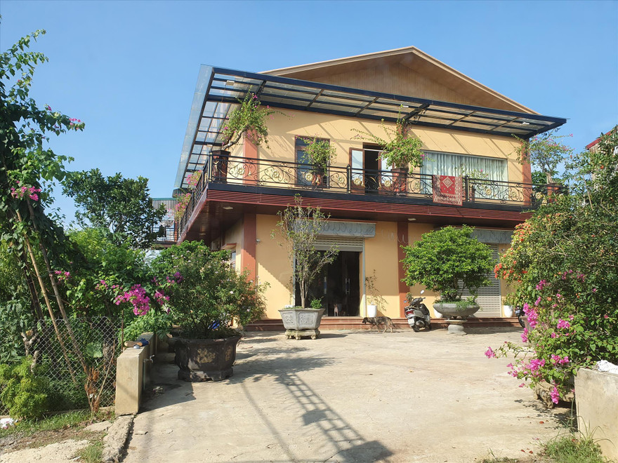 Ngôi nhà của vợ con ông Phạm Viết Hoàng, Phó Chánh án Tòa án nhân dân TP Ninh Bình đứng tên được xác định xây dựng trên đất nông nghiệp.