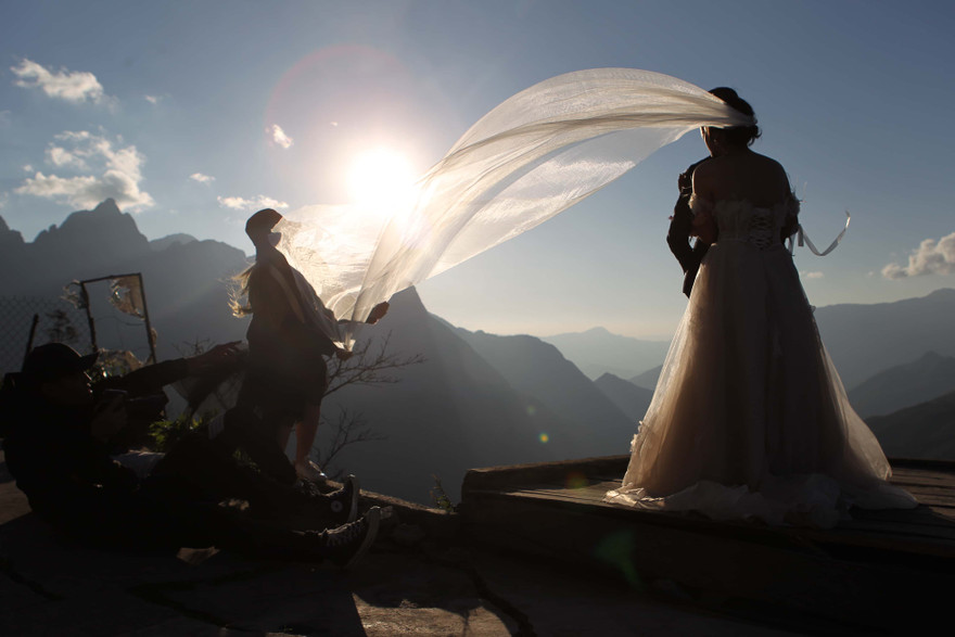 Những điểm 'check in' tự phát trên đèo Ô Quy Hồ