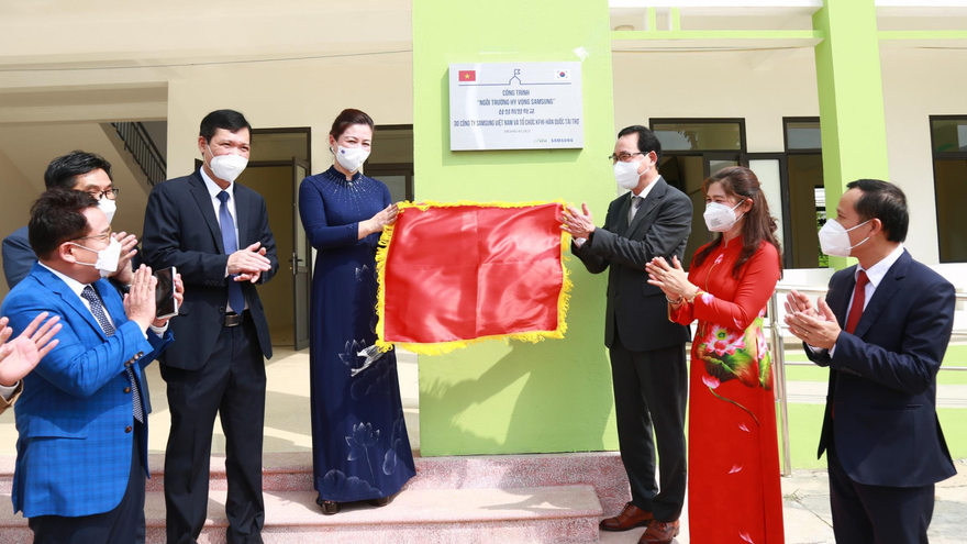 Khánh thành “Trường học Hy vọng” thứ ba tại tỉnh Bắc Giang