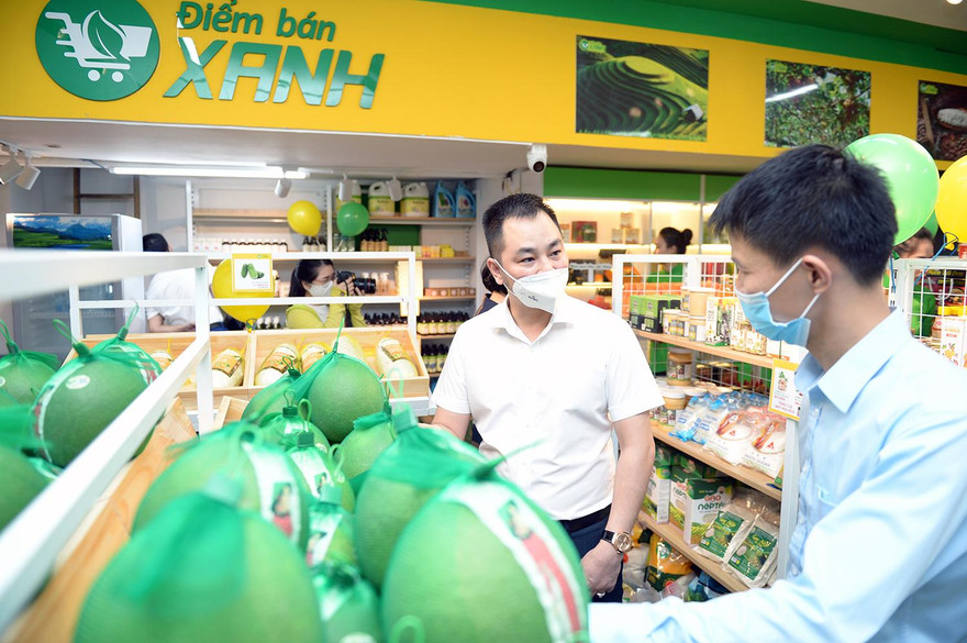 Hỗ trợ nông sản vượt dịchCOVID-19 bằng những “Điểm bán xanh”