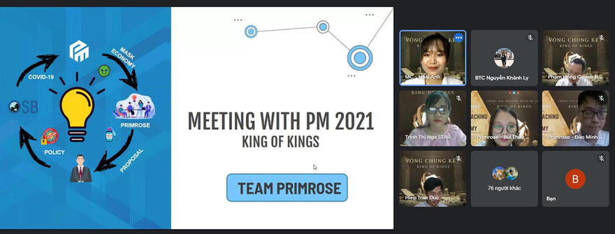 Các sinh viên tham dự Cuộc thi