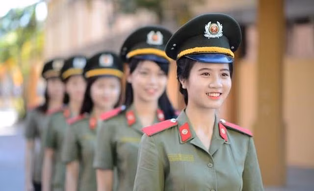 Sinh viên Học viện An ninh nhân dân. Ảnh: DƯƠNG TRIỀU