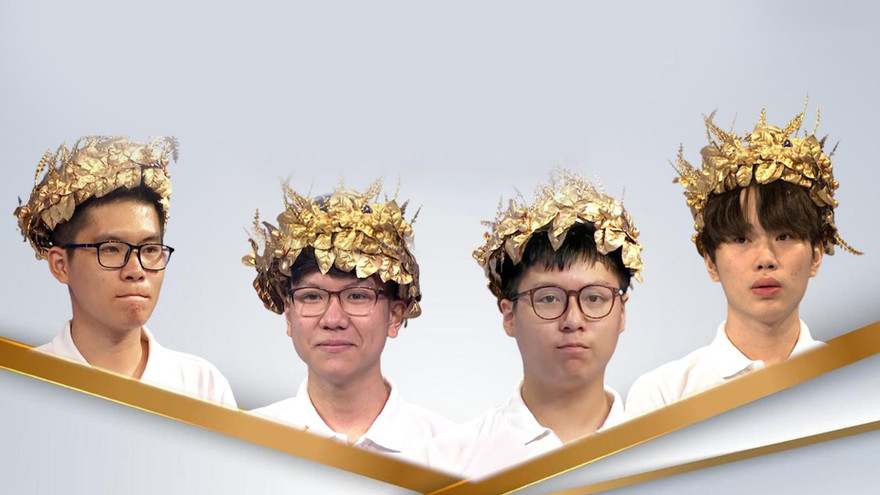 Chân dung 4 "nhà leo núi" trong trận Chung kết Đường lên đỉnh Olympia năm 2021. Ảnh: BTC