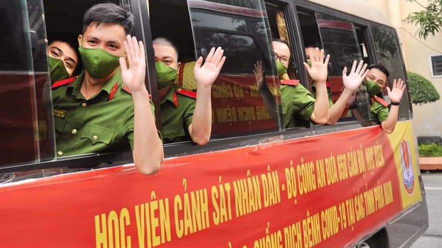 650 cán bộ, học viên của Học viện Cảnh sát Nhân dân sẽ được tăng cường cho tỉnh Bình Dương và Long An.