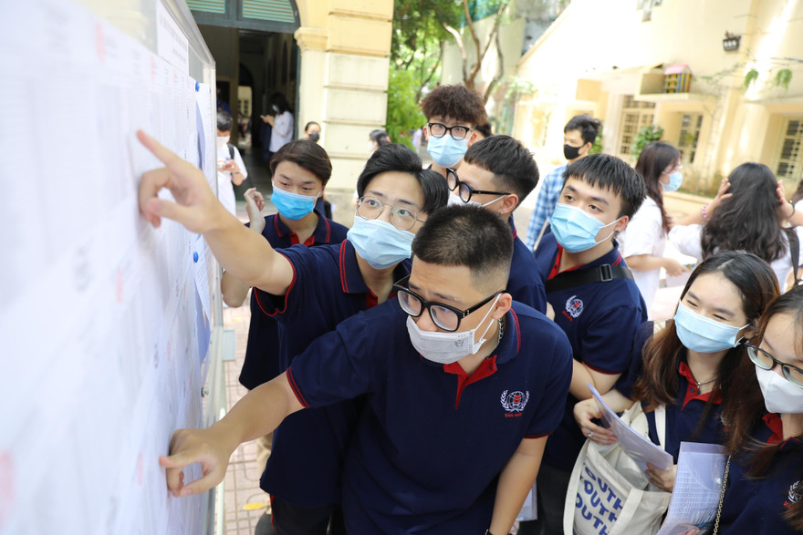 Thí sinh tham dự kỳ thi tốt nghiệp THPT 2021, đợt 1. Ảnh: DƯƠNG TRIỀU