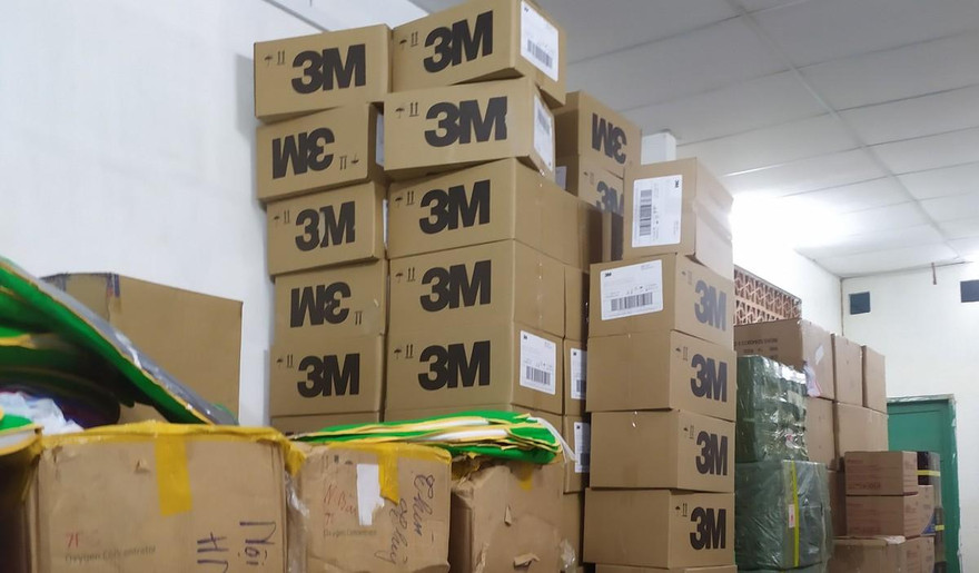 Phát hiện 10.000 khẩu trang có dấu hiệu giả mạo nhãn hiệu tại khuôn viên hội chữ thập đỏ