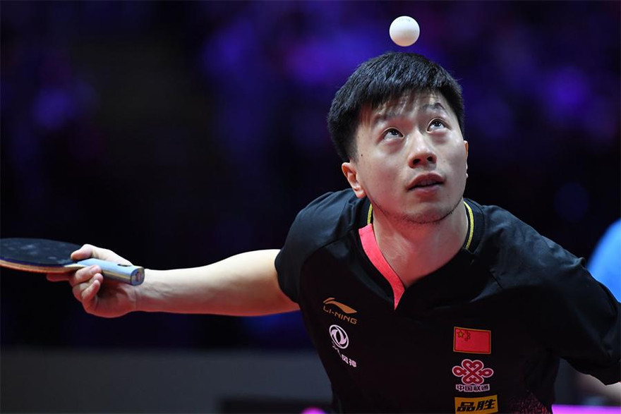 Ma Long của đội tuyển bóng bàn Trung Quốc.