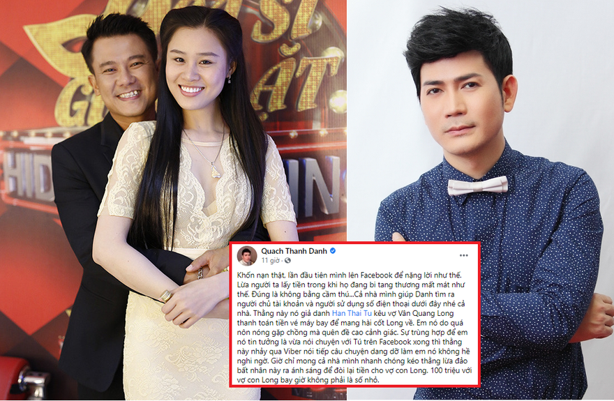 Phẫn nộ kẻ mạo danh lừa vợ Vân Quang Long 100 triệu để đưa tro cốt cố ca sĩ về Việt Nam 