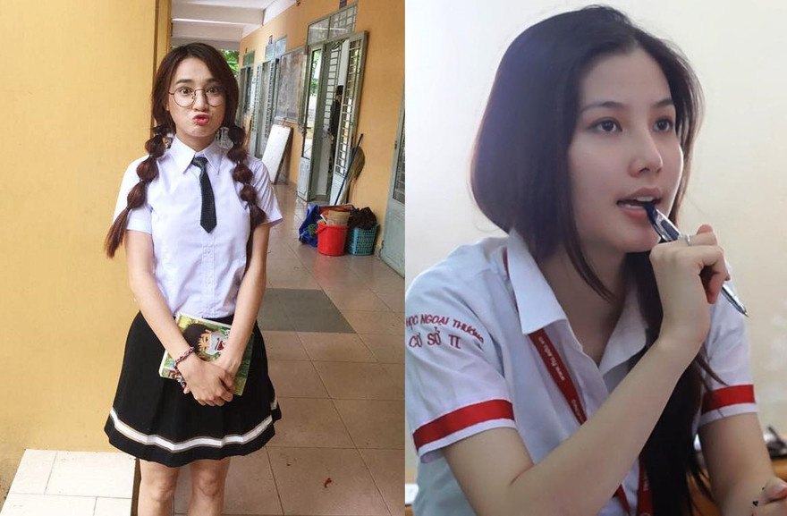 Sao Việt đua nhau khoe ảnh đi học, nhan sắc Diễm My, Nhã Phương gấy sốt từ bé