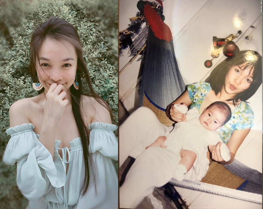 Hiền Thục lần đầu chia sẻ ảnh tuổi đôi mươi bên con gái nhỏ 1 tháng tuổi