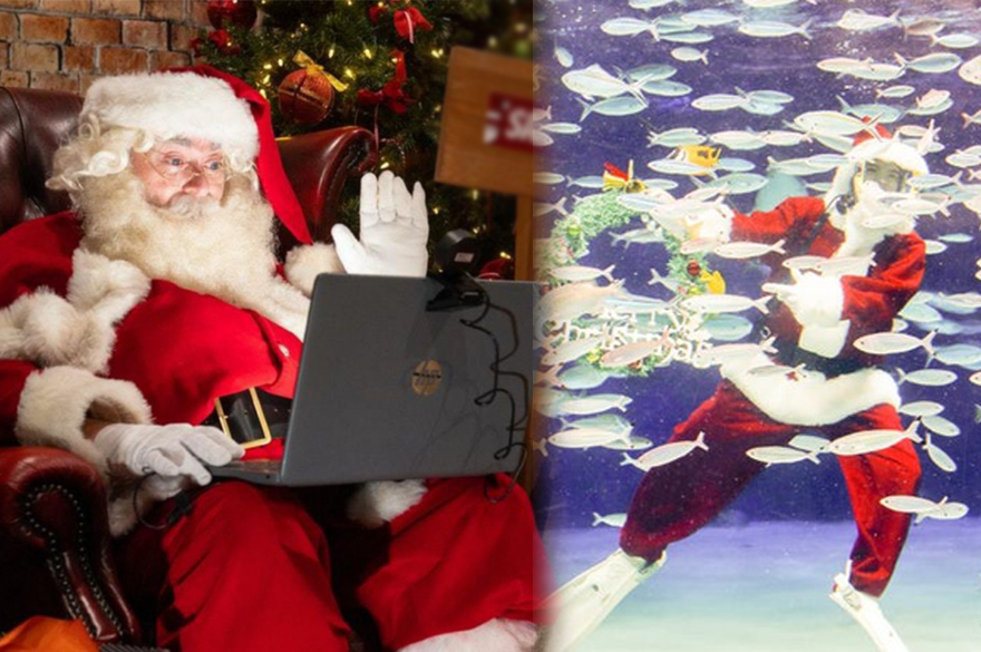 Muôn kiểu mừng Giáng sinh 'độc lạ' giữa mùa dịch trên khắp thế giới 