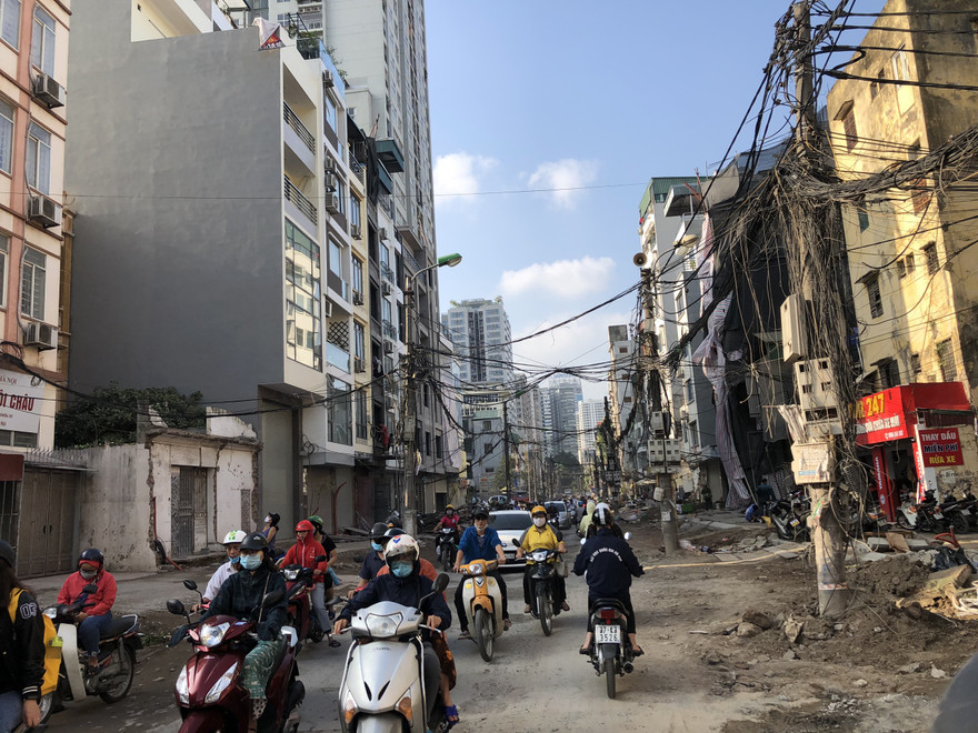 Thi công ì ạch, đường Vũ Trọng Phụng thành nỗi ám ảnh với người dân Thủ đô