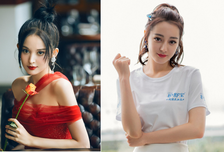 'Mỹ nhân Tân Cương' Na Trát diện váy cúp ngực gợi cảm 'đọ dáng' cùng Địch Lệ Nhiệt Ba 