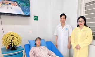 Sản phụ V tại Bệnh viện Sản Nhi Bắc Ninh Số 1.