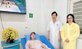 Sản phụ V tại Bệnh viện Sản Nhi Bắc Ninh Số 1.