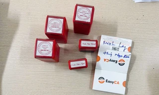 Con dấu, Token của các “Công ty ma” do bị can điều hành hoạt động.