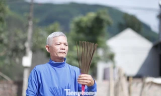 Người làm hương ở xã miền núi Bắc Ninh tất bật vào vụ Tết
