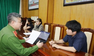 Cơ quan Công an thực hiện hoạt động tố tụng với các đối tượng.