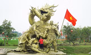 Làm tượng “Cội Nguồn” dịp Giỗ Tổ, chàng trai Bắc Ninh gây xúc động