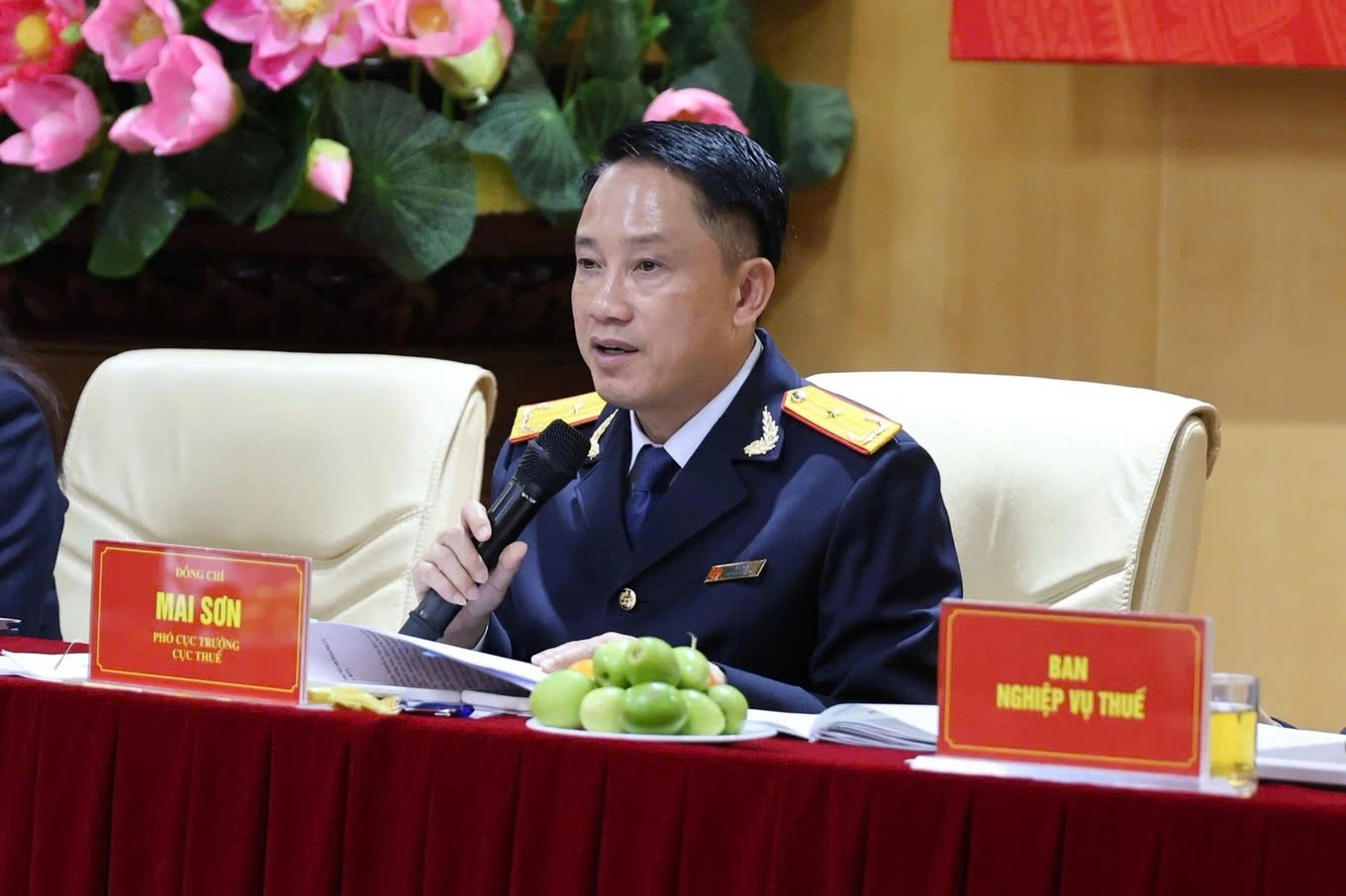 Ông Mai Sơn - Phó Cục trưởng Cục Thuế.