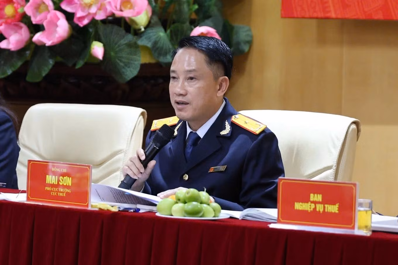 Ông Mai Sơn - Phó Cục trưởng Cục Thuế.