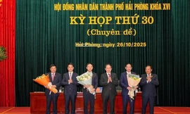 Phê chuẩn kết quả bầu chức vụ lãnh đạo thành phố Hải Phòng 
