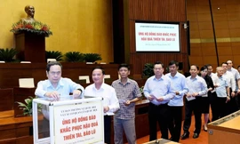 Ủy ban Thường vụ Quốc hội, Kiểm toán Nhà nước quyên góp ủng hộ người dân vùng bão lũ 