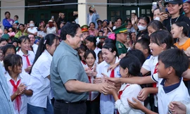 Học sinh ở các xã biên giới được hỗ trợ bữa ăn trưa 450.000 đồng/tháng 